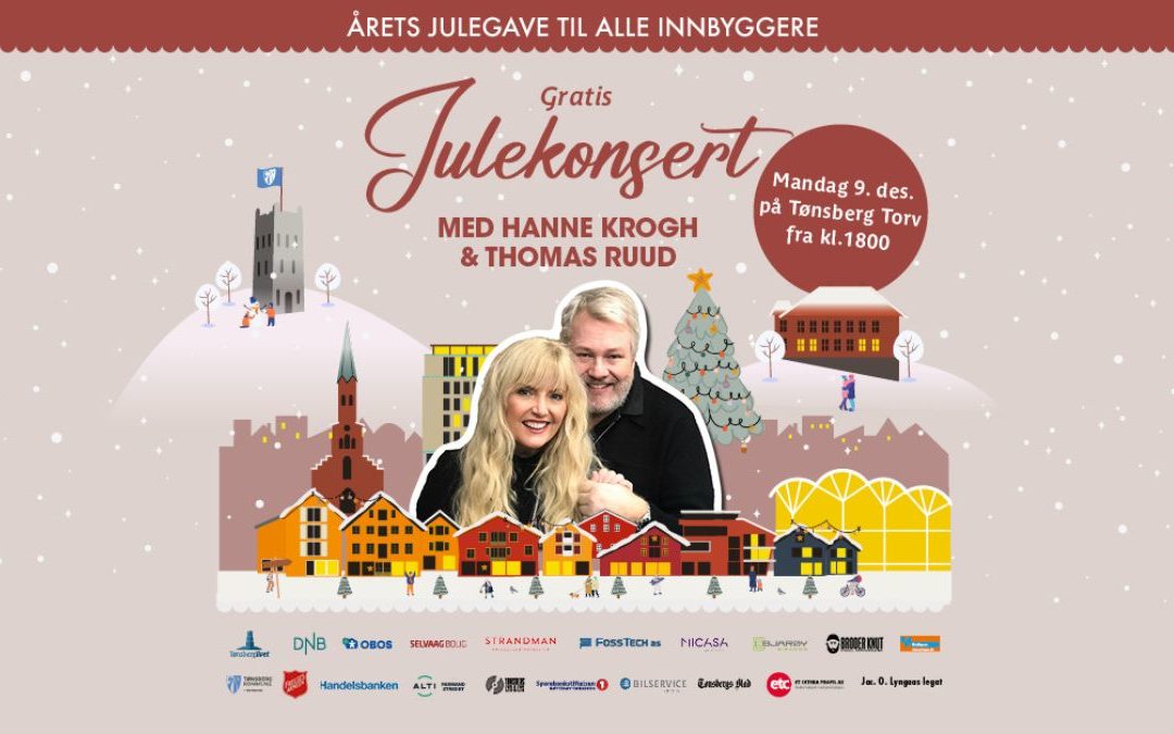 Gratis julekonsert med Hanne Krogh og Thomas Ruud