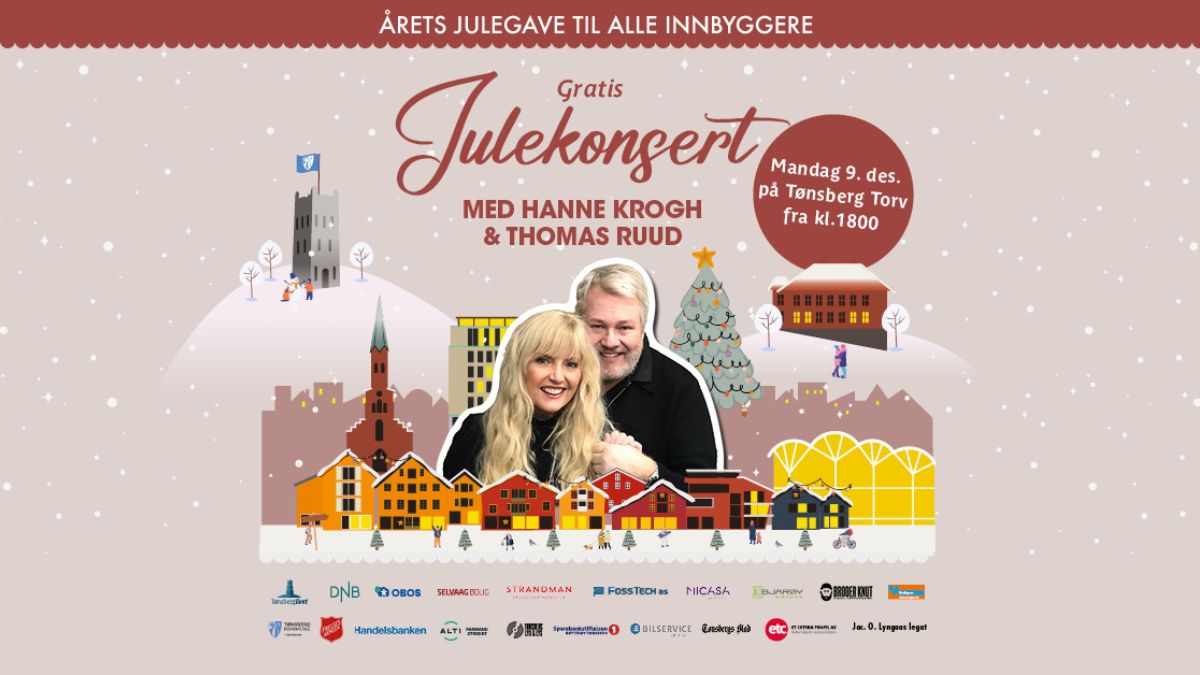 Gratis julekonsert med Hanne Krogh og Thomas Ruud